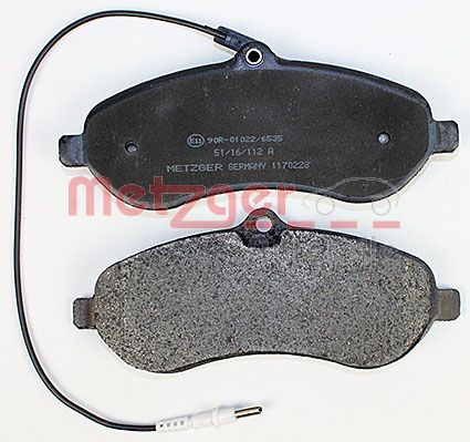 METZGER 1170228 Bremsbelagsatz, Scheibenbremse